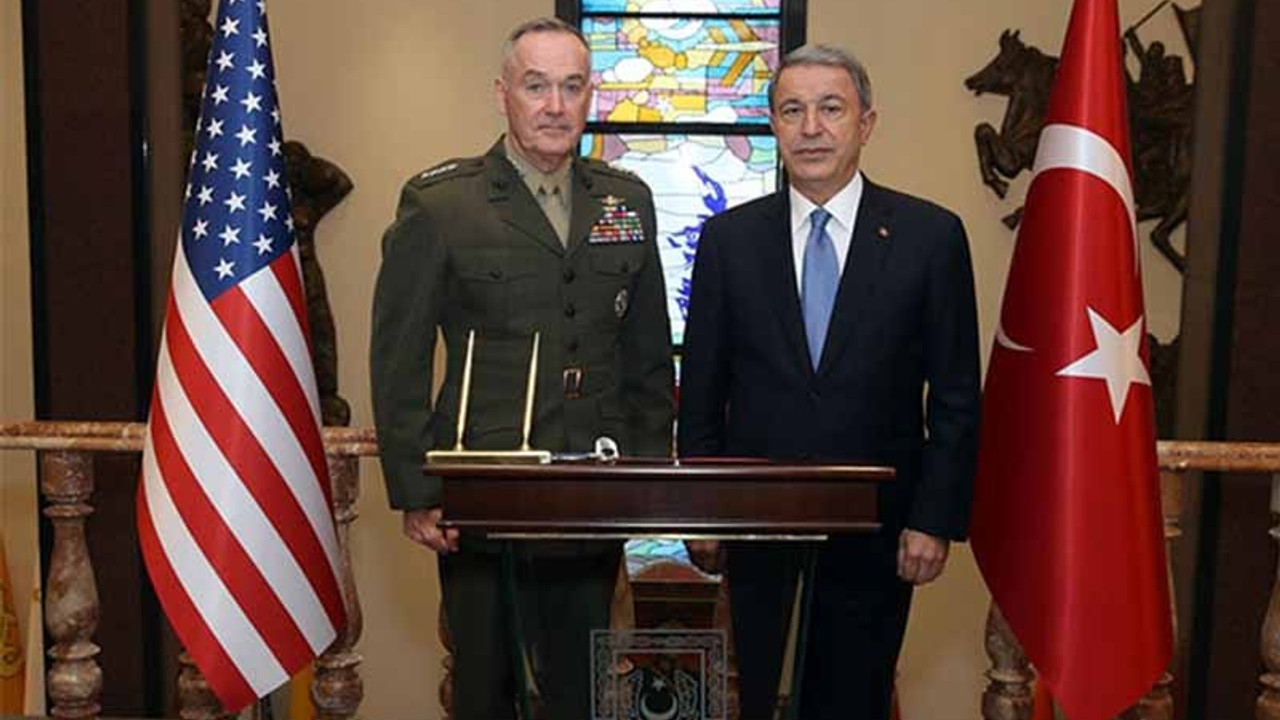 Akar, ABD Genelkurmay Dunford ile bir araya geldi