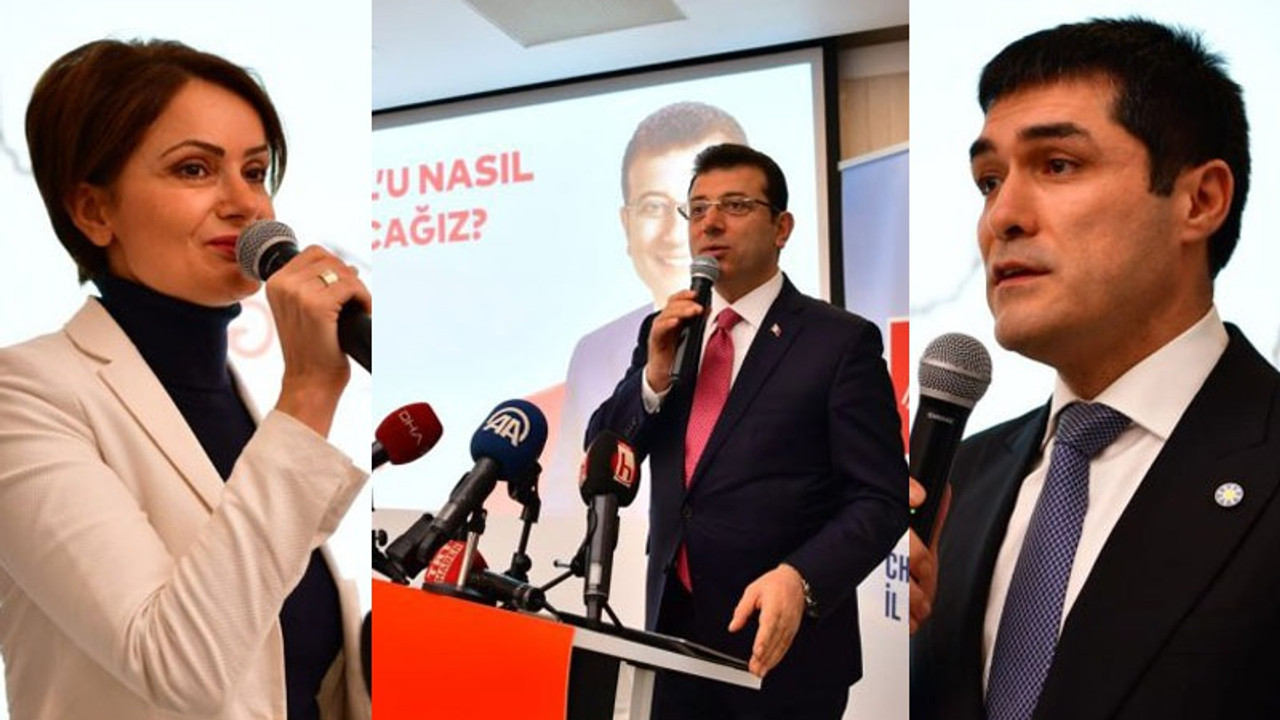 İmamoğlu, CHP ve İYİ Parti il teşkilatlarıyla buluştu