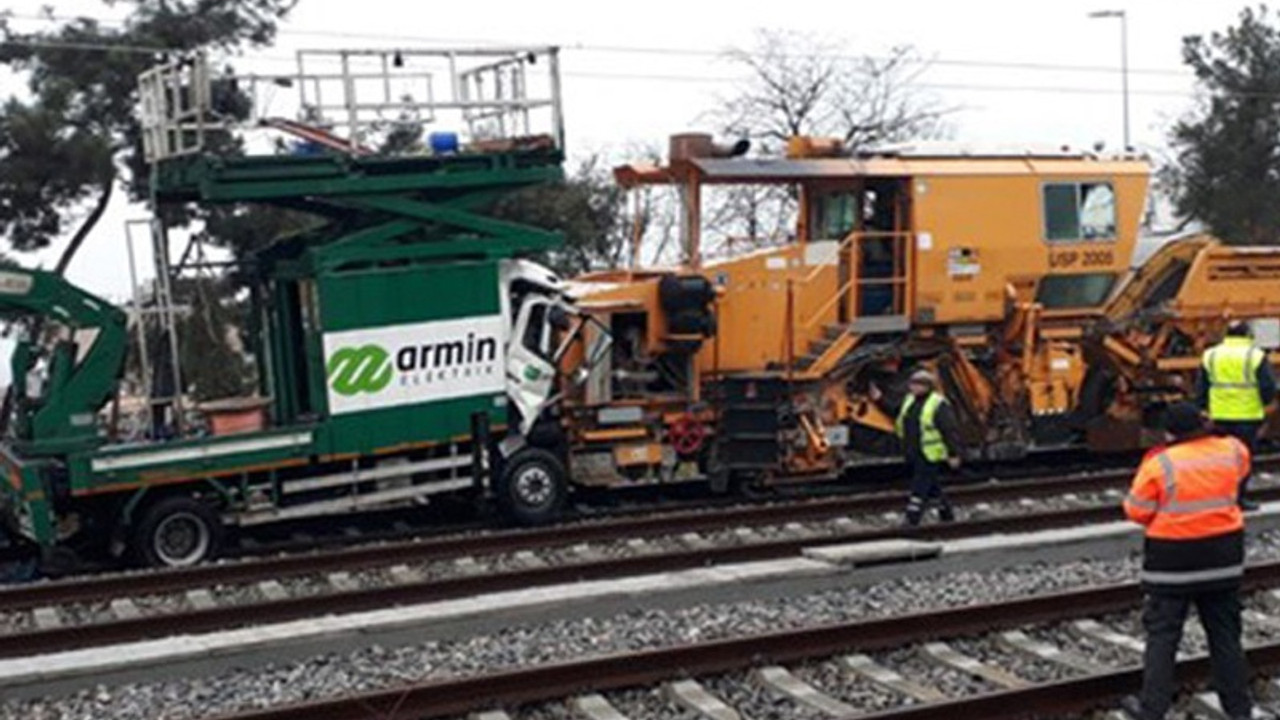 İstanbul Florya'da tren kazası