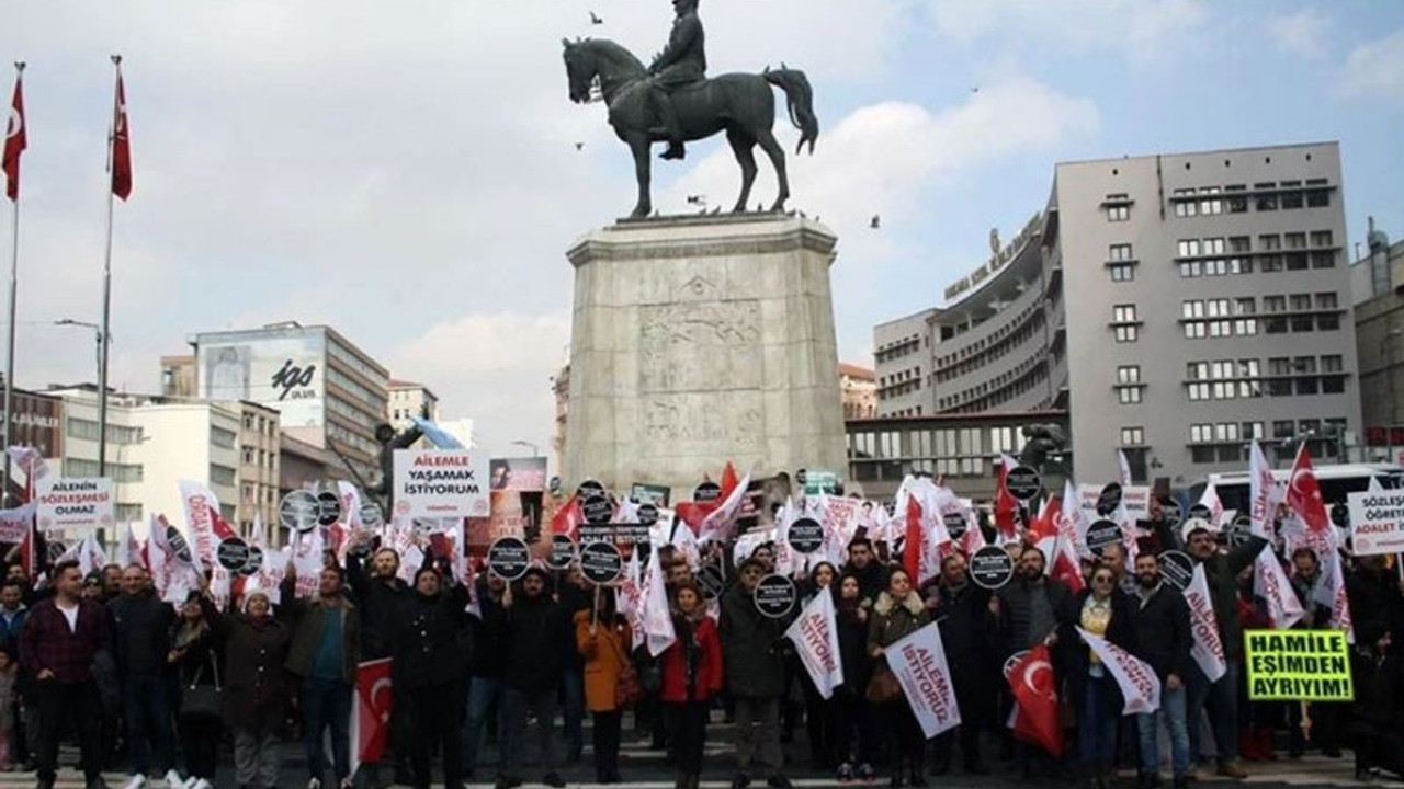 Sözleşmeli öğretmenlerden tayin hakkı eylemi