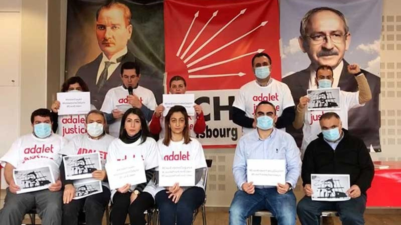 CHP'den Strasbourg'da Eren Erdem için 'adalet orucu nöbeti'