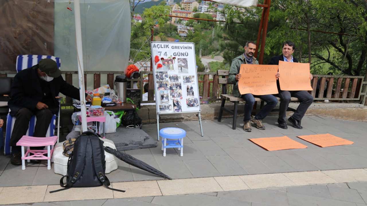 Dersim'den Gülmen ve Özakça'ya destek