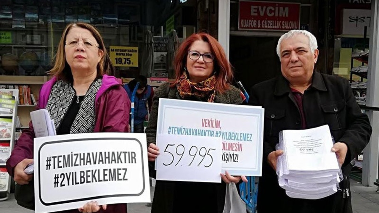 'Havayı kirletme izni'ne karşı 60 bin imza Meclis'te