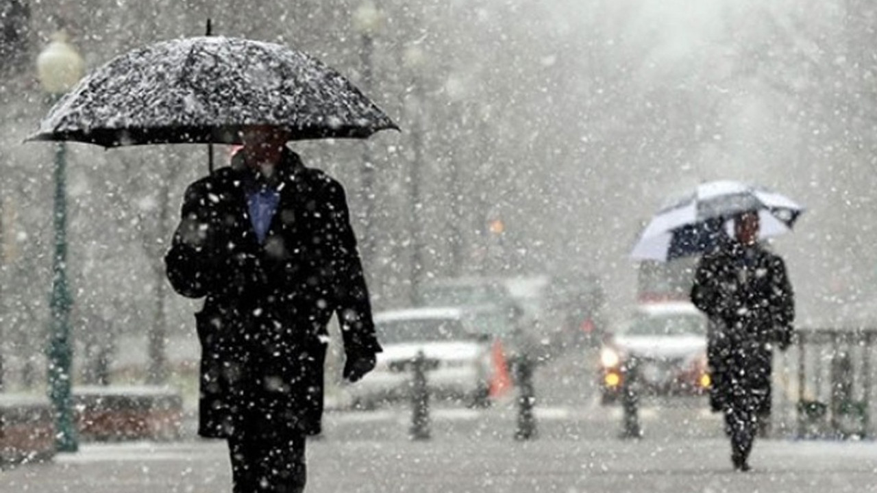 Meteoroloji'den sağanak ve kar yağışı uyarısı