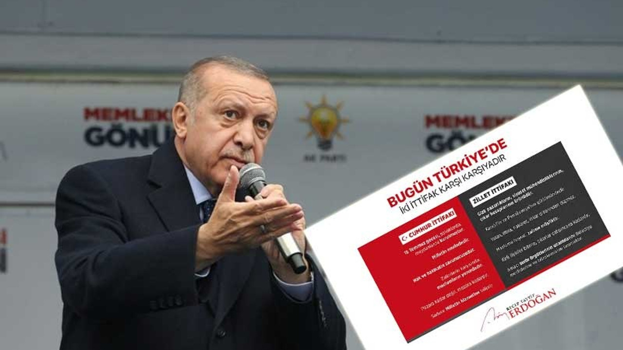 Erdoğan'dan tehlikeli 'ittifak' karşılaştırması