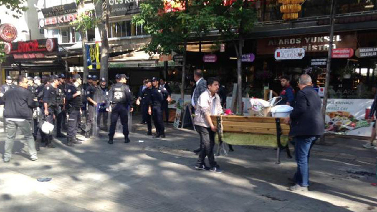 Gülmen ve Özakça'nın direniş alanına polis müdahalesi