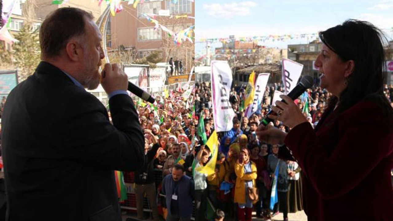 HDP Eş Başkanları'ndan Newroz mitingleri