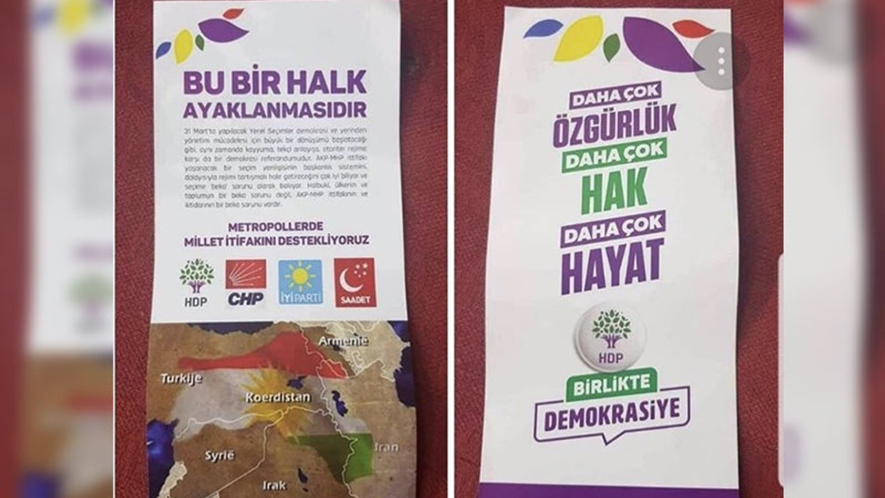 Seçim provokasyonu: Sahte HDP broşürü dağıttılar