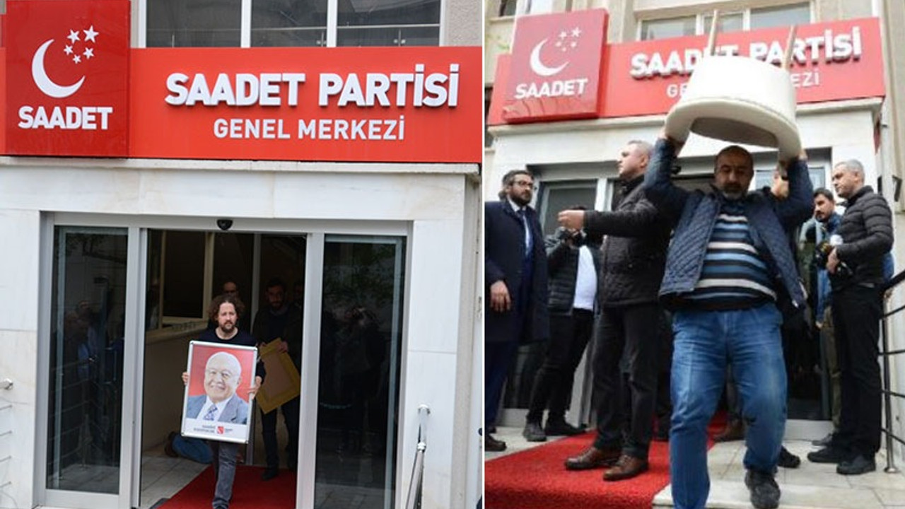 Fatih Erbakan'dan, Saadet Partisi Genel Merkezi'ne haciz