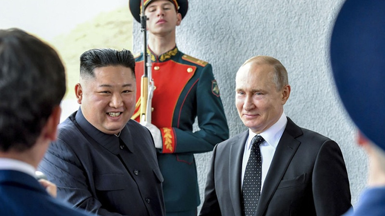 Putin ile Kim bir araya geldi