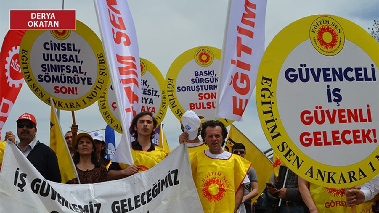 Ankara'da 1 Mayıs: İş güvencesi istiyoruz, kıdem tazminatına dokunma