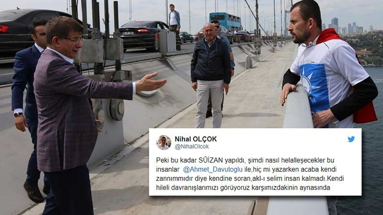 Nihal Olçok'tan Davutoğlu çıkışı