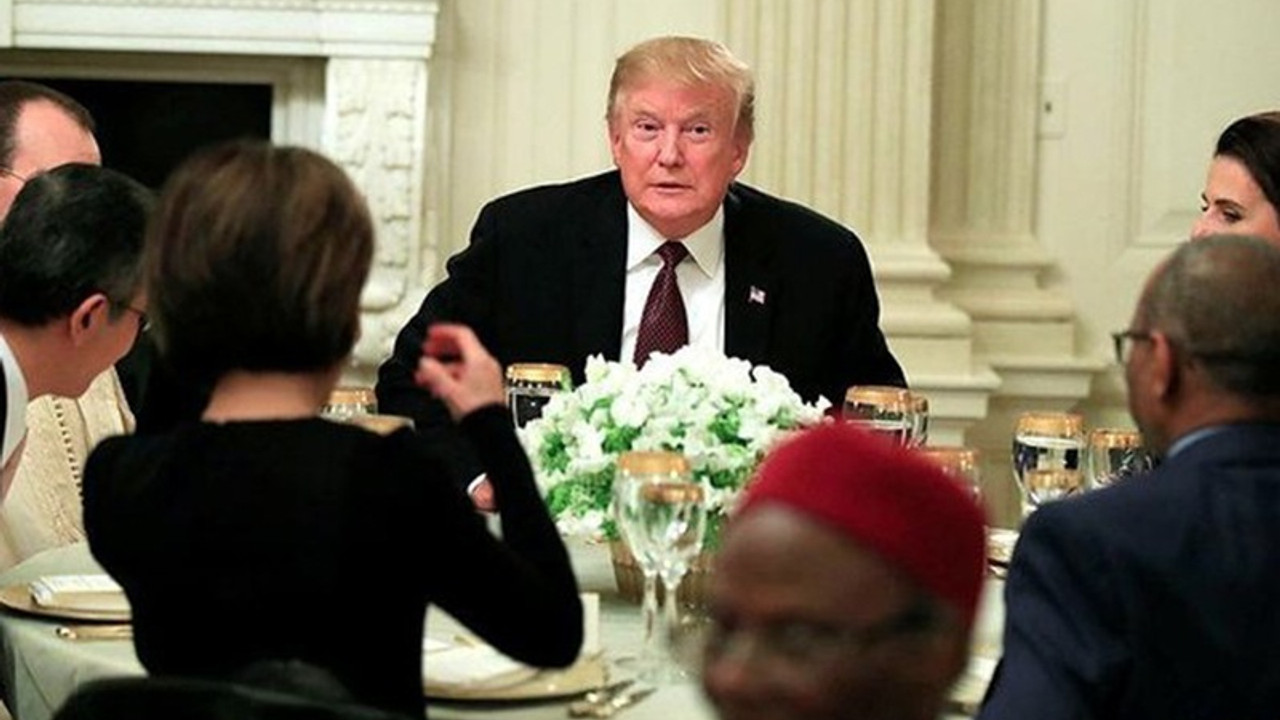 Trump Beyaz Saray'da iftar verdi