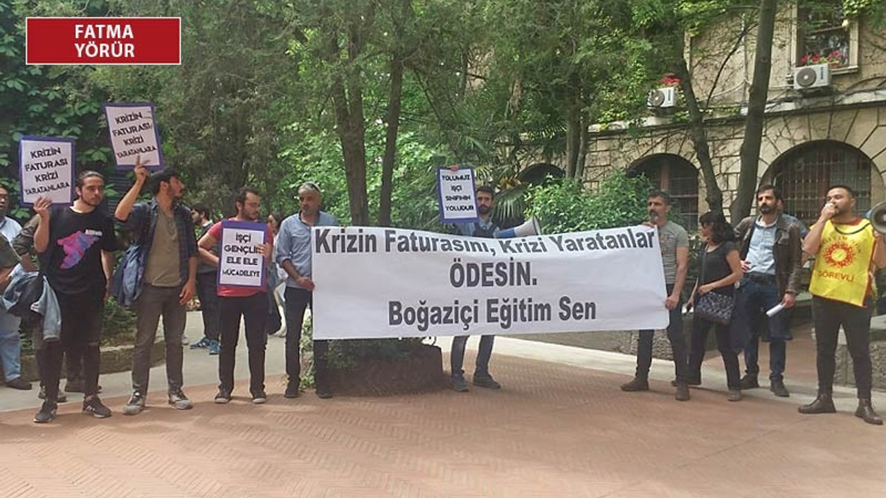 Boğaziçi Üniversitesi'nde eylem