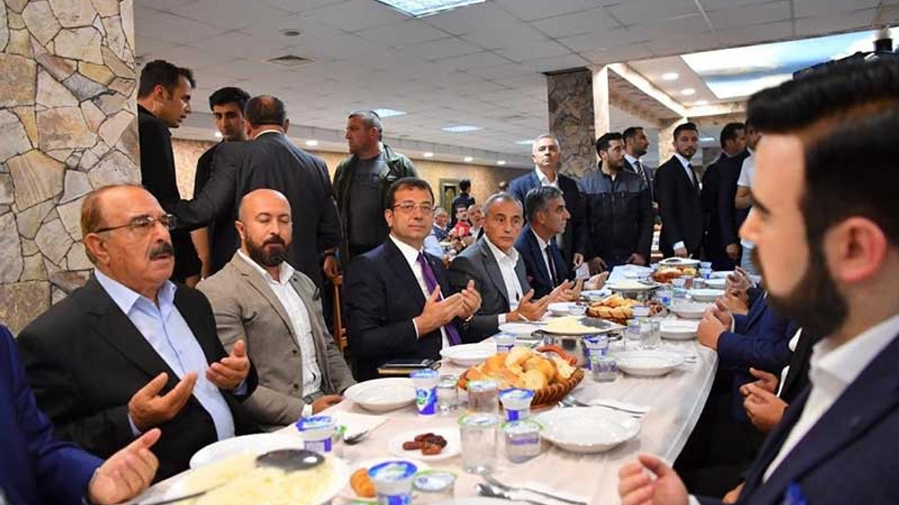 İmamoğlu Kürt kanaat önderleriyle iftarda buluştu