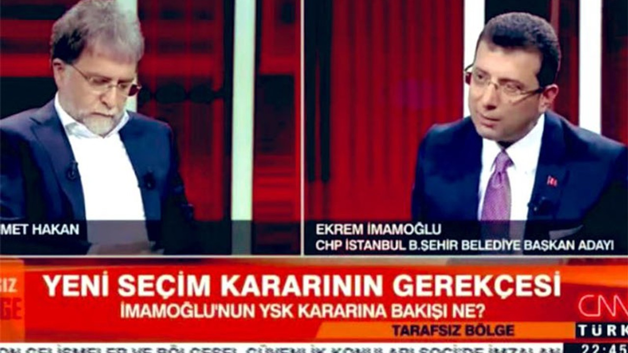 CNN Türk'ten İmamoğlu açıklaması