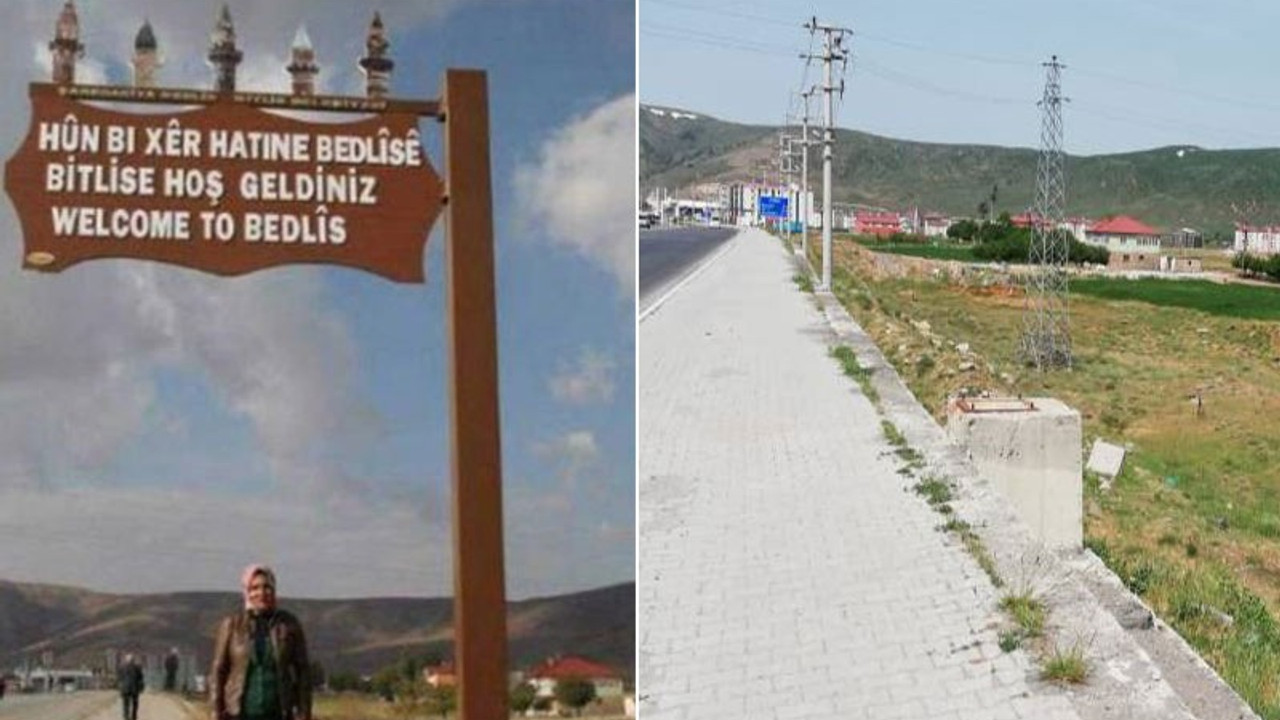 Bitlis Belediye Başkanı kent girişindeki Kürtçe tabelayı da kaldırdı