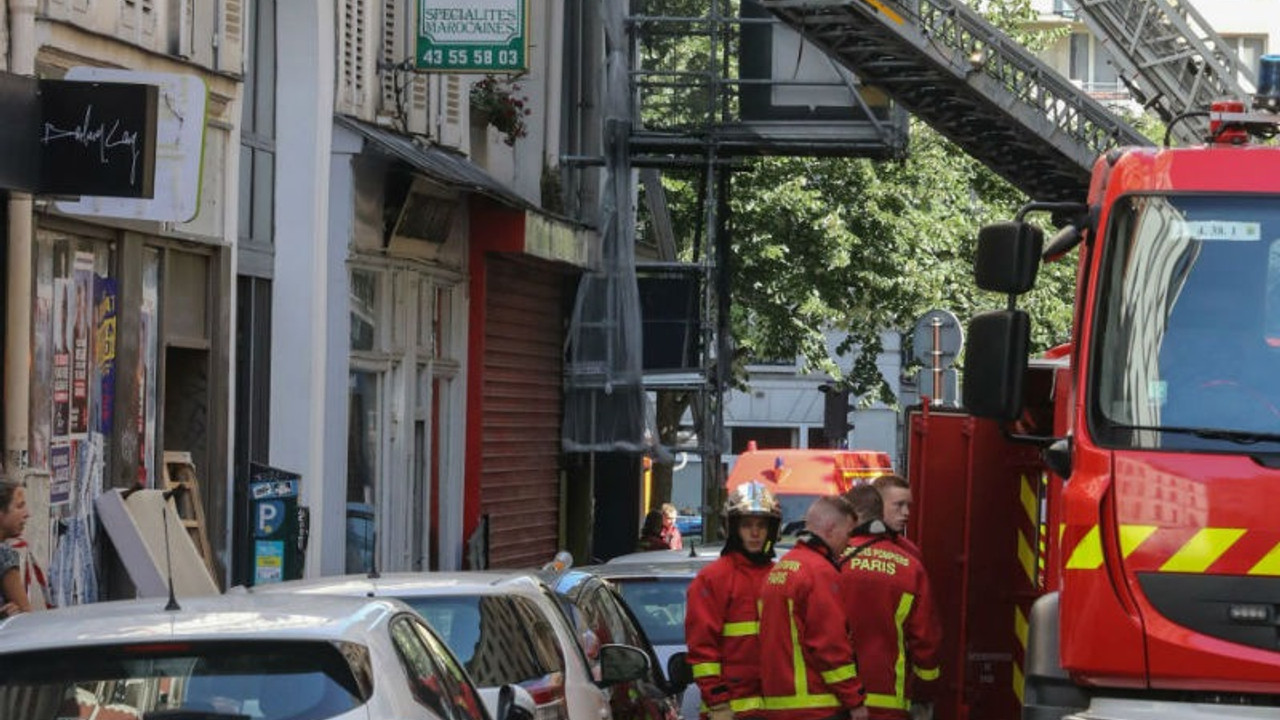 Paris'te apartman yangını: 3 ölü