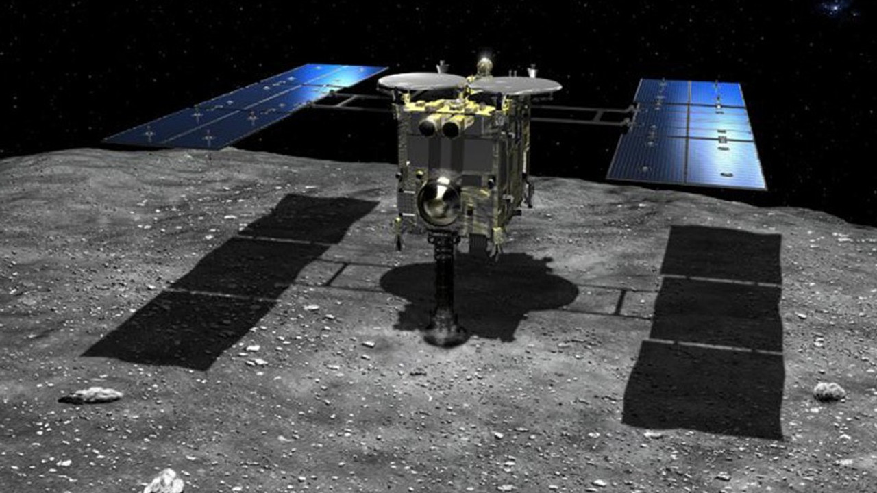 Hayabusa2 uzay aracı 300 milyon km uzaklıktaki asteroide ikinci kez indi