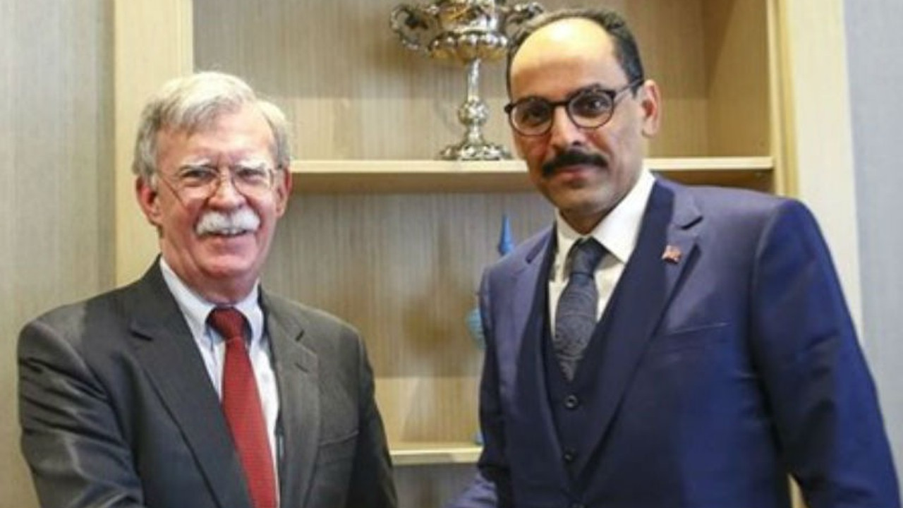 Cumhurbaşkanlığı Sözcüsü Kalın, Trump'ın danışmanı Bolton'la görüştü