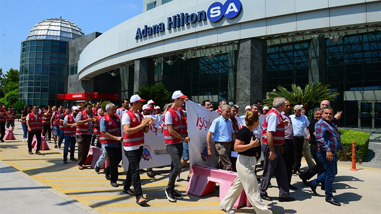 Hilton-SA işçileri greve çıktı