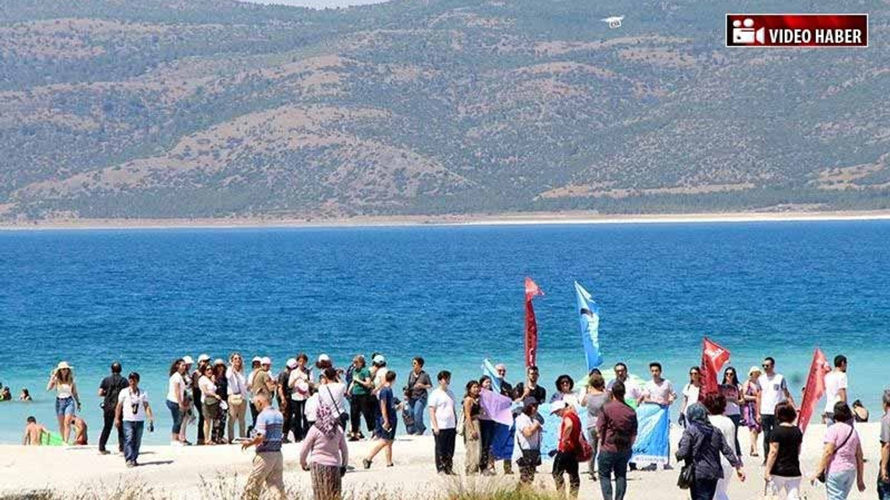 Salda Gölü için eylem: Salda halkındır