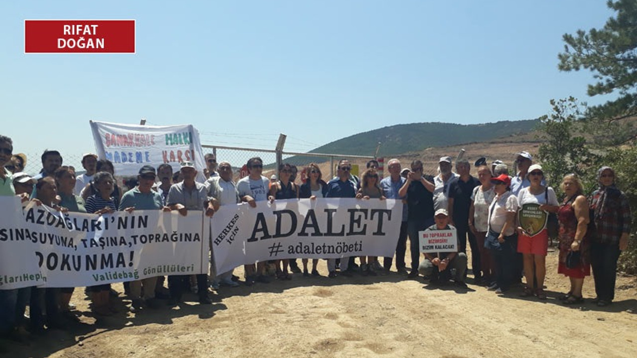 Adalet Nöbeti'nden Kaz Dağları'ndaki Su ve Vicdan Nöbeti'ne destek ziyareti