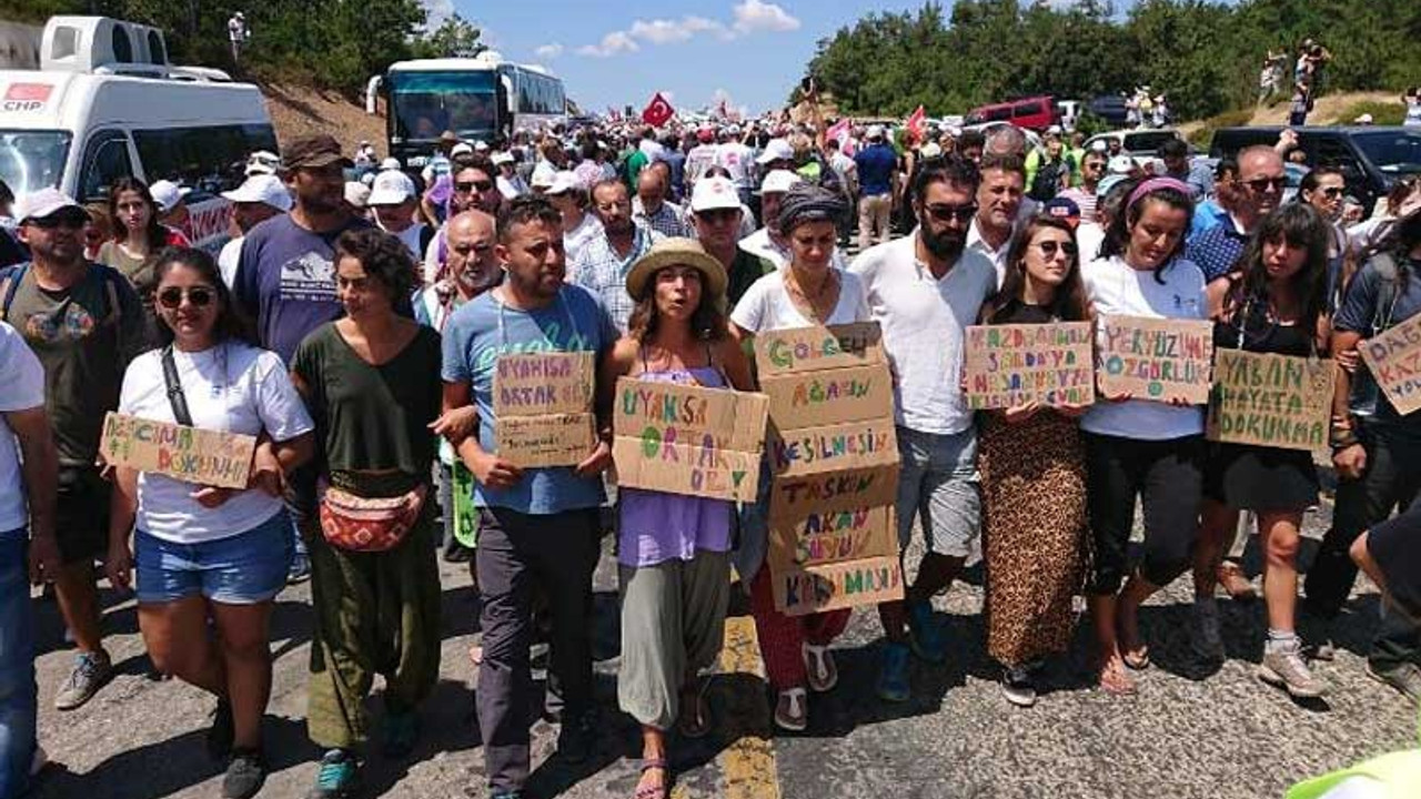 'Büyük Su ve Vicdan Nöbeti': Binlerce kişi Kaz Dağları'nda