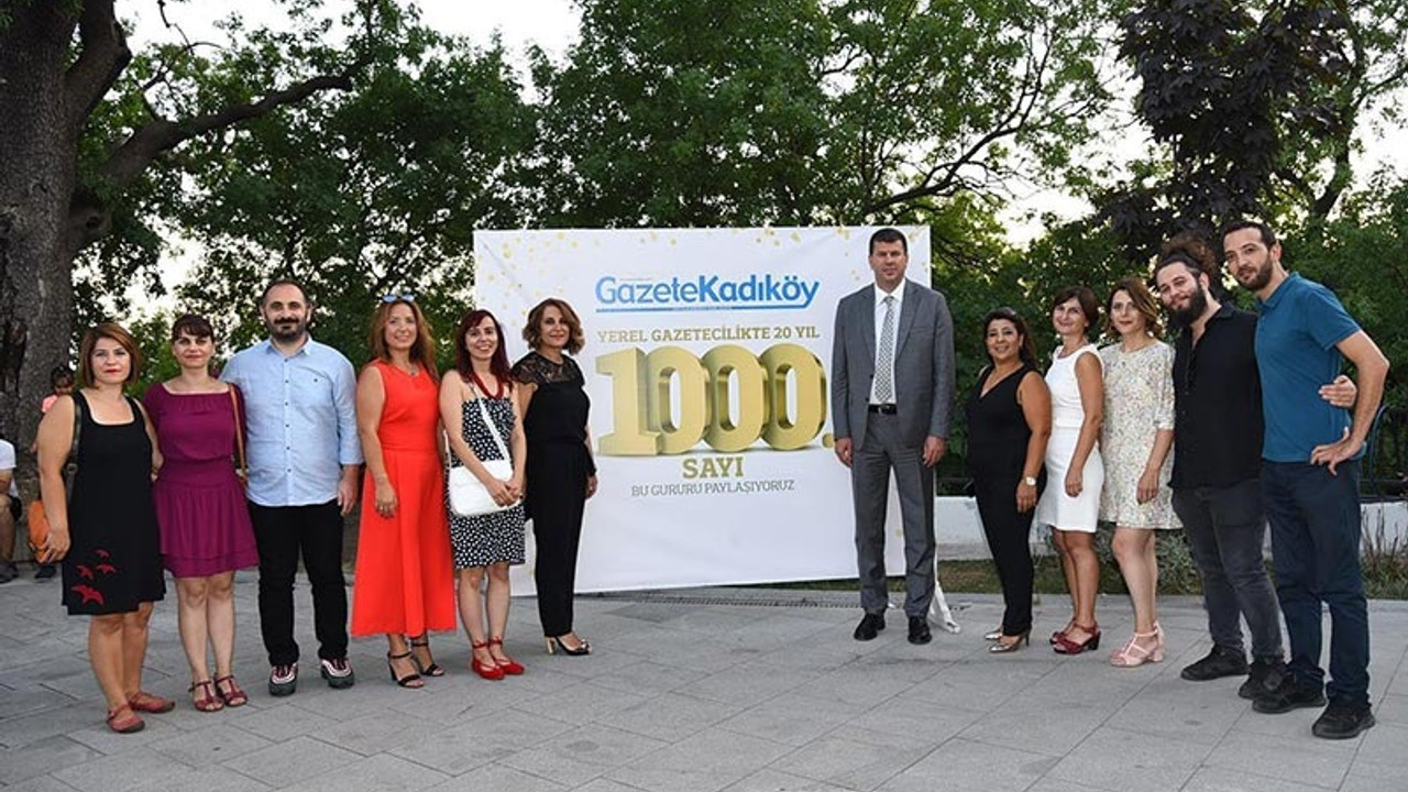 Kadıköy'ün sesi ‘Gazete Kadıköy’ 1000'inci sayısını kutladı