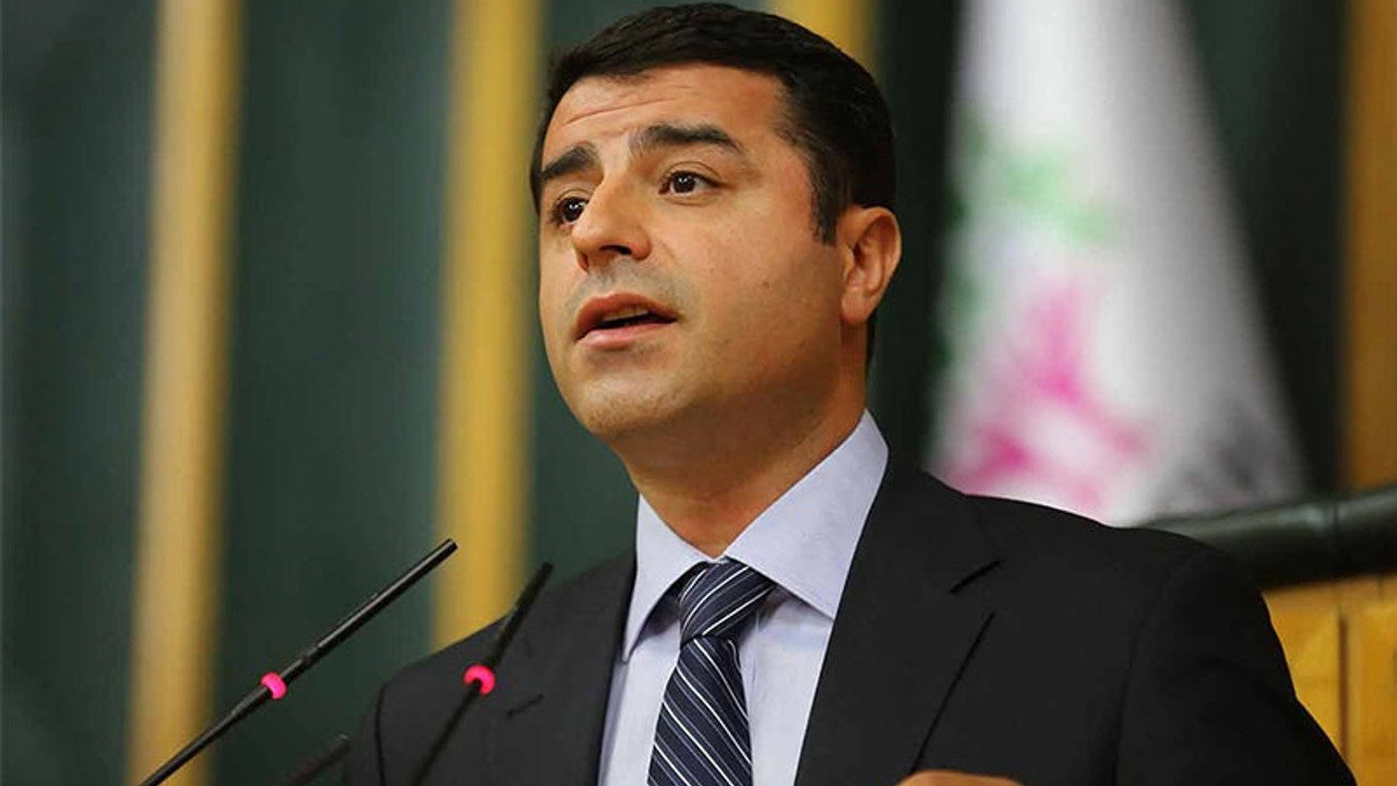 Demirtaş'tan HÜDA-PAR'a taziye mesajı