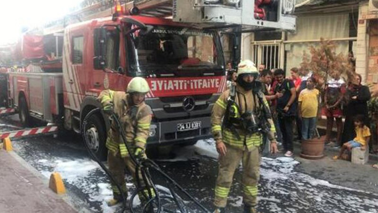 İstanbul'da otel yangını