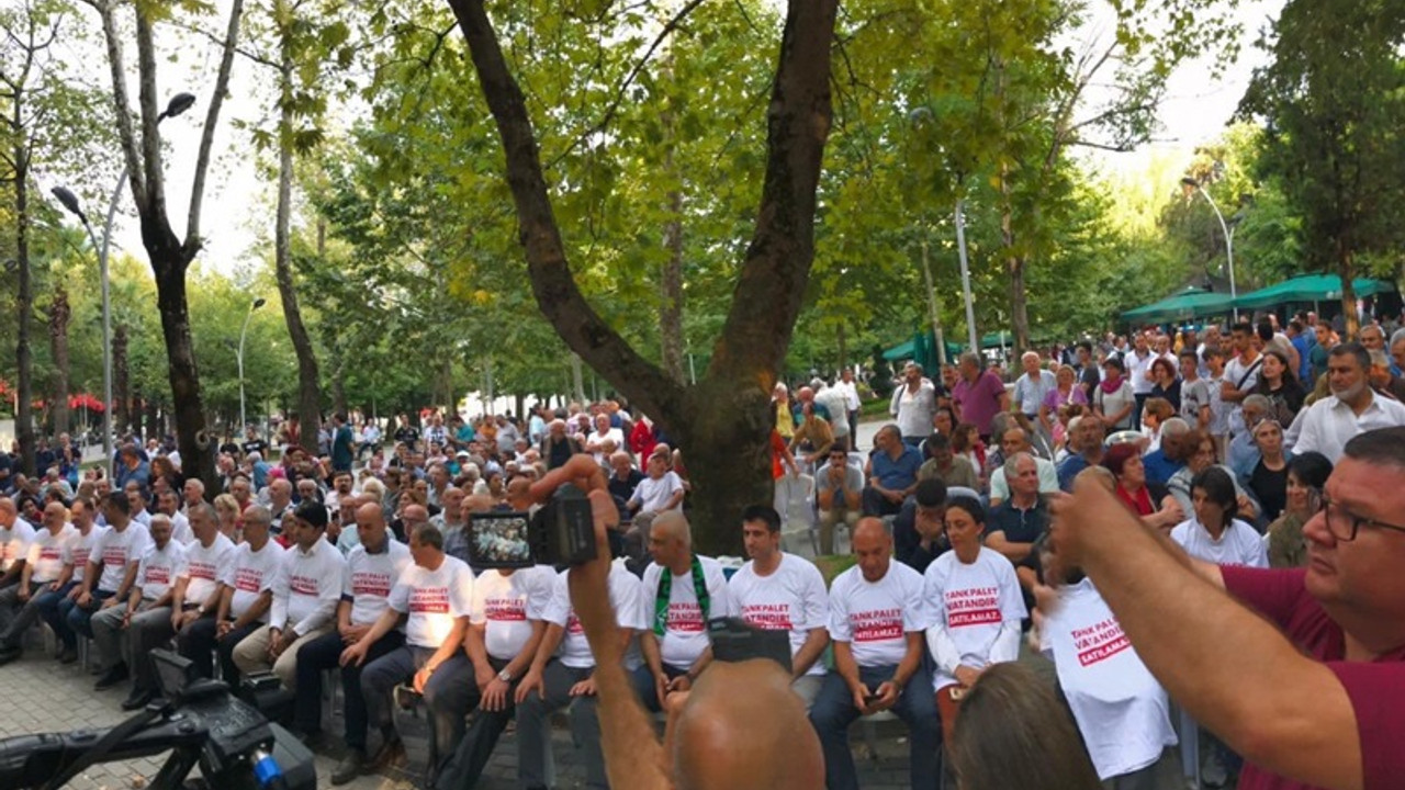 CHP'den 'Tank palet için uyanık kal' eylemi