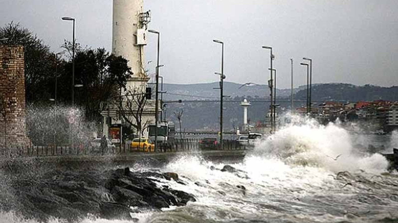 İstanbul'a fırtına uyarısı