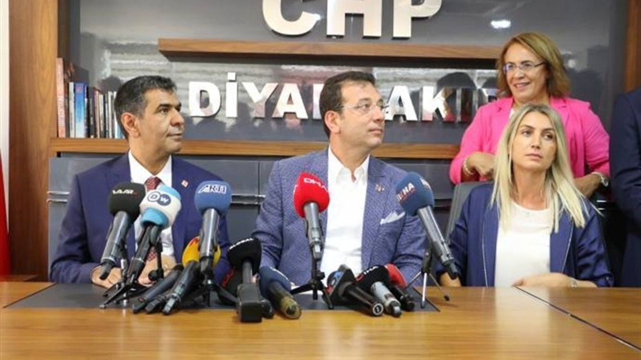 İmamoğlu Diyarbakır'da: Birlikte mücadele edeceğiz