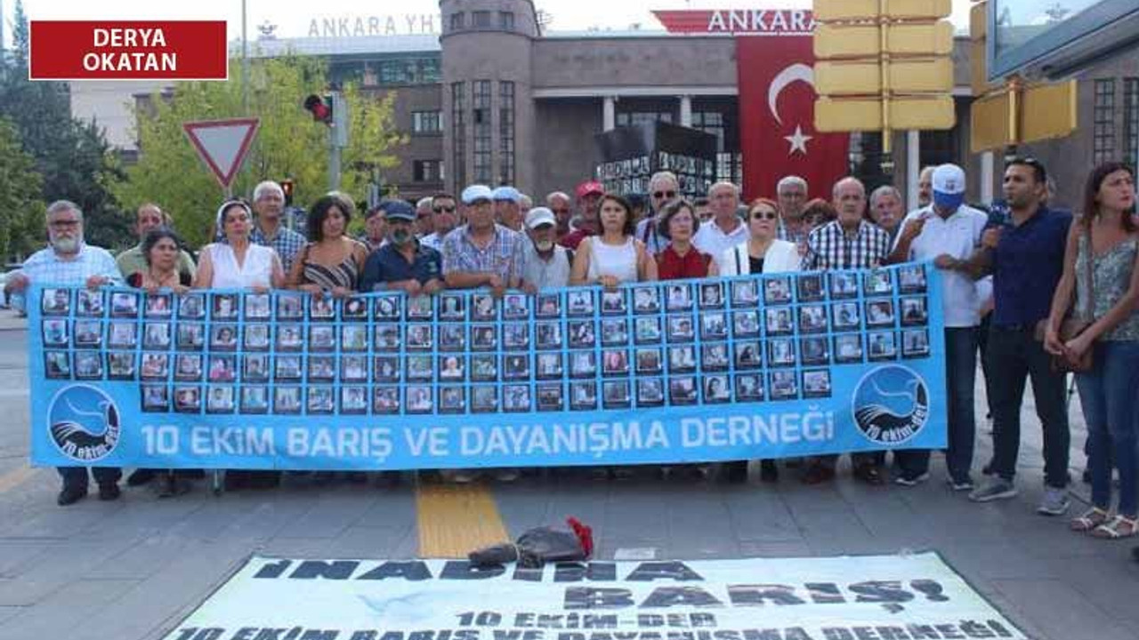 Ankara'da miting öncesi Gar Katliamı'nda yaşamını yitirenler anıldı