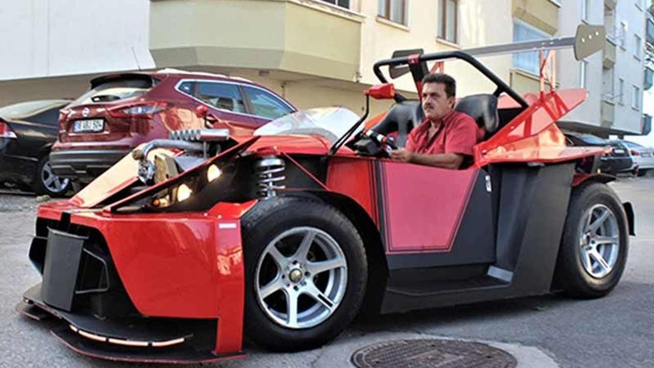 Emekli ustanın 'Ferrari'si şaşırttı