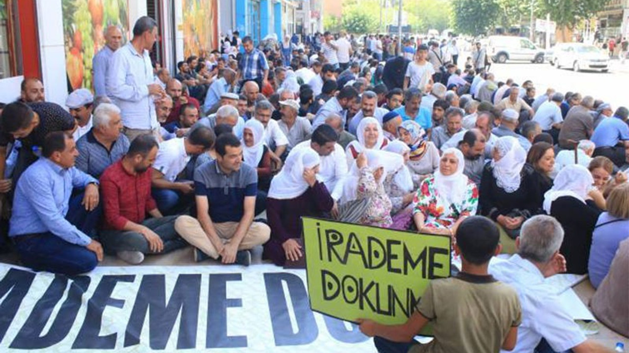 Kayyıma karşı eylemde 16'ncı gün: Boyun eğmeyeceğiz