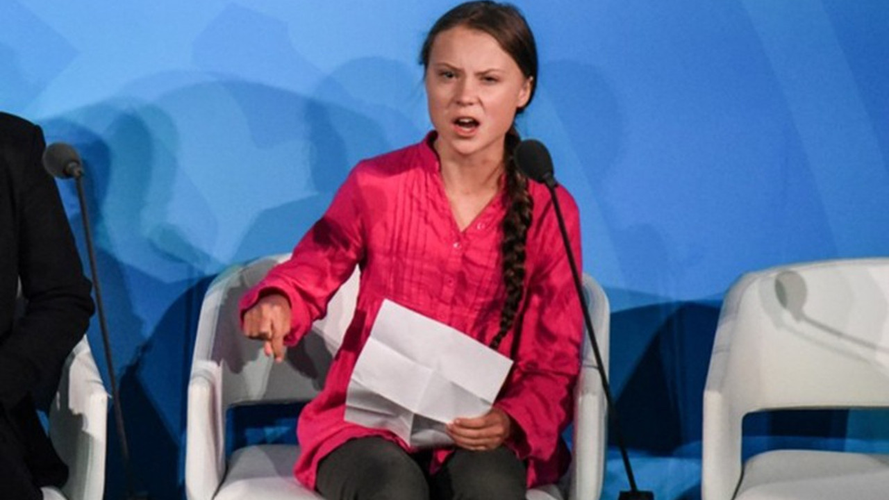 Trump, Greta Thunberg'in BM'deki konuşmasıyla dalga geçti