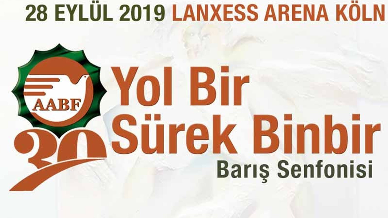 Yol Bir Sürek Binbir – Barış Senfonisi 28 Eylül'de KölnArena’da