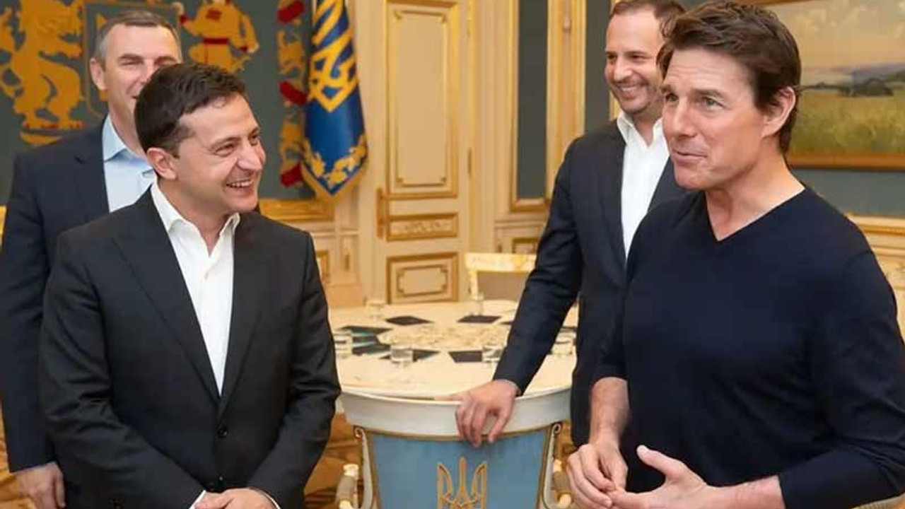 Tom Cruise, Zelenskiy'le yeni projesini görüştü