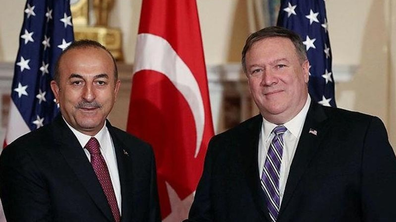 Çavuşoğlu Pompeo'yla görüştü