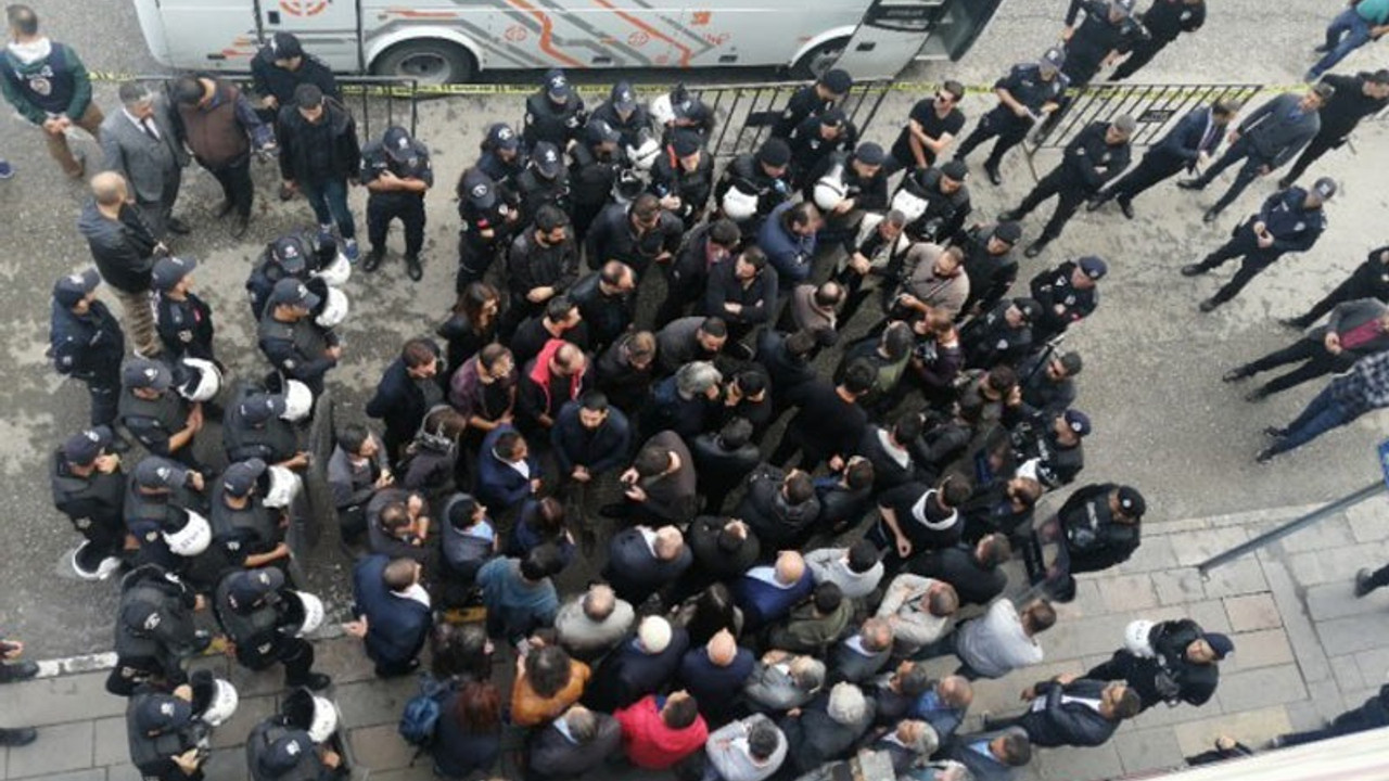 HDP'lilerin açıklamasına polis engeli