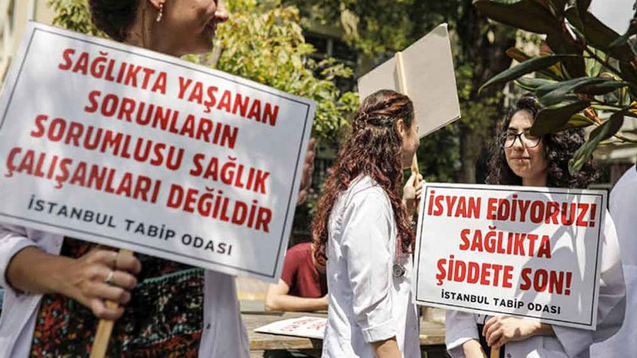 Sağlık çalışanlarına yönelik şiddet Diyarbakır’da protesto edildi