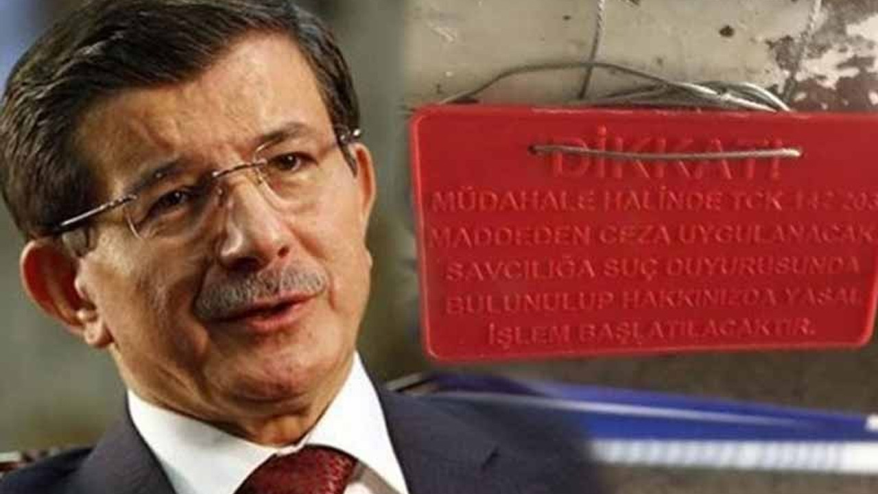 Davutoğlu'nun kiraladığı ofis mühürlendi