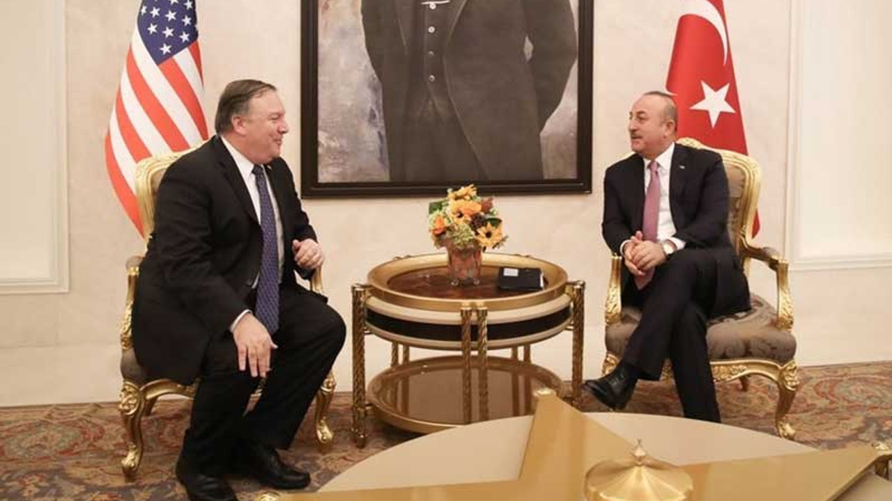 Çavuşoğlu, Pompeo ile görüştü