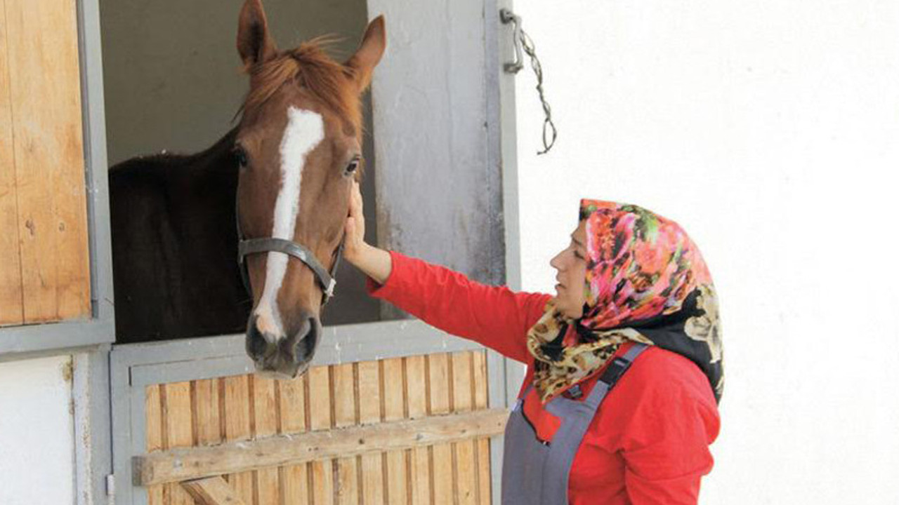 Elazığ'da kadın seyis adayları mezun oldu