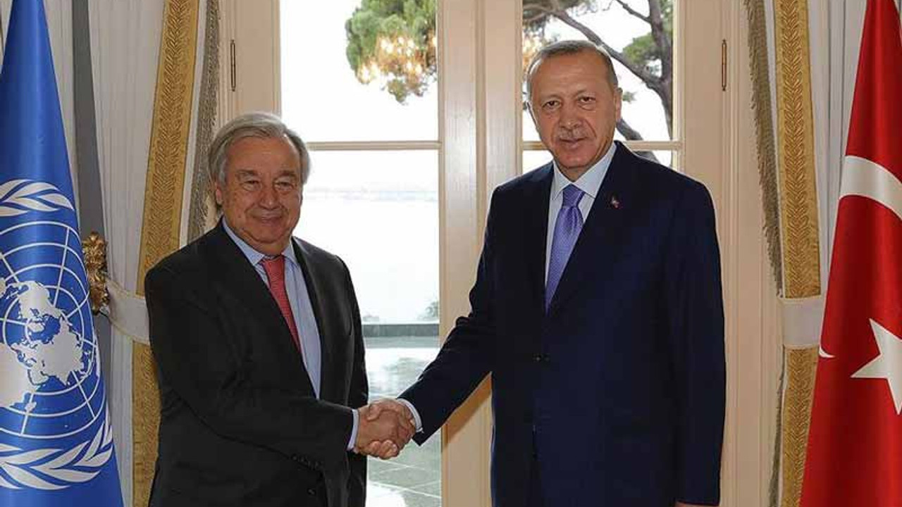 Erdoğan, BM Genel Sekreteri Guterres ile görüştü