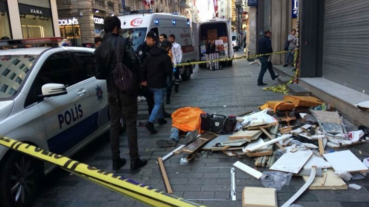 İstiklal Caddesi'nde iş cinayeti