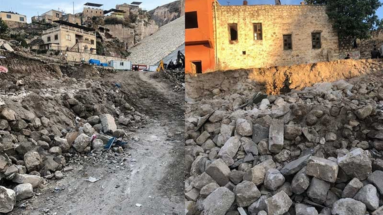 Hasankeyf'te yıkımı görüntüleyen gazetecinin görüntüleri polisler tarafından silindi