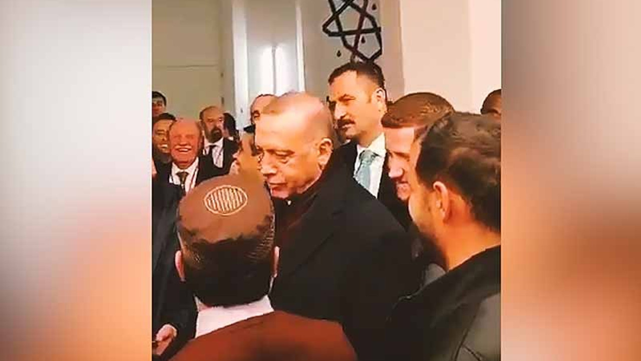 ABD'de cami ziyaretinde bulunan Erdoğan'a: I love you man